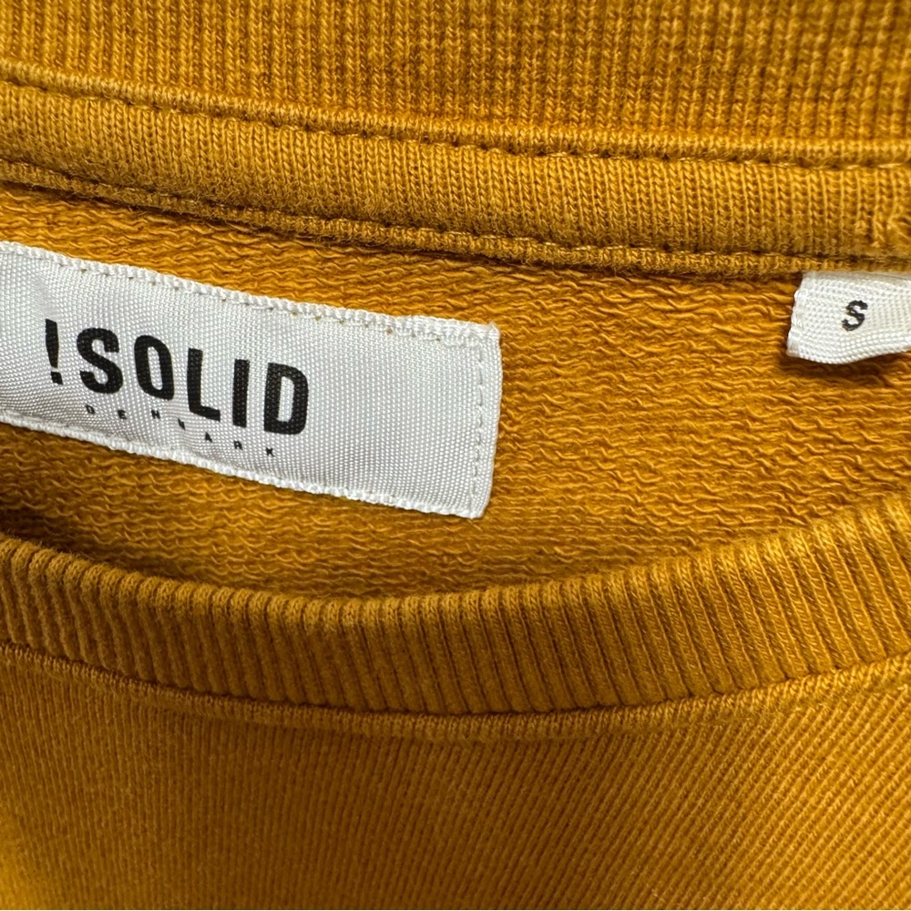 København Solid Golden Brown Crewneck Sweater Size Small - Picture 3 of 7